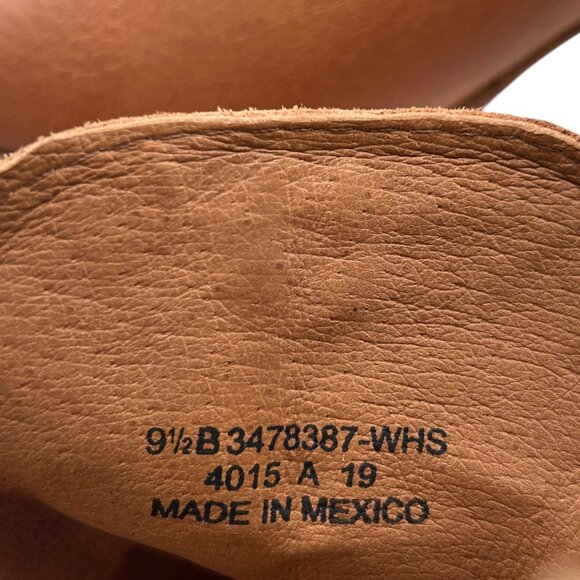 Frye Naomi Pickstitch Whisky Leather Shootie Ankle Boots (9.5) - Picture 16 of 16